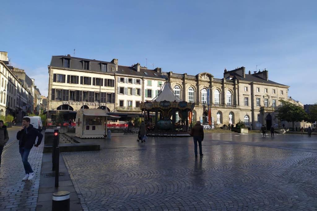 Logement Atypique Bien Etre Au Coeur De La Nature Quimper Esterno foto